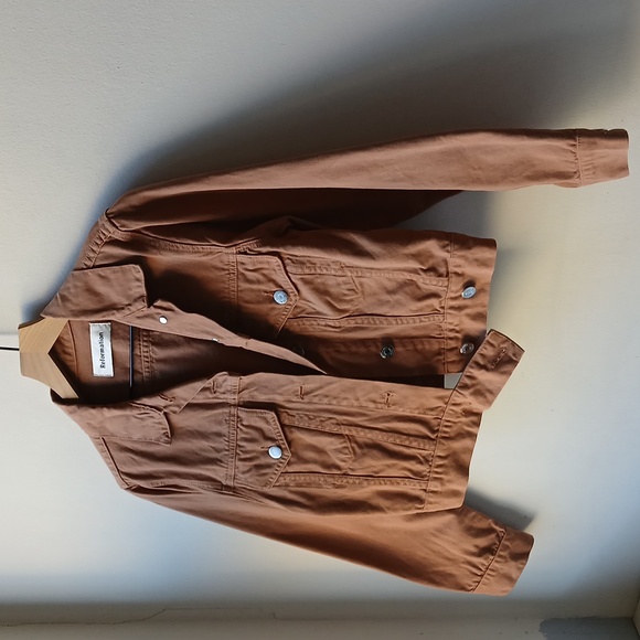 Reformation Ford Jacket Nutmeg Women's Small - Picture 2 of 7